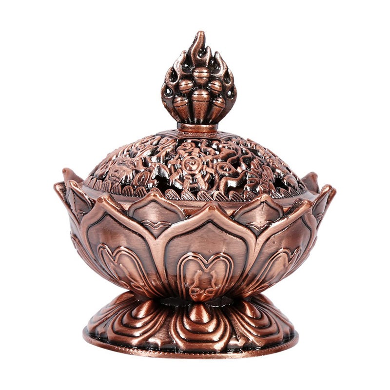 Eboxer Vintage Incense Incense Holder, Elegant Decoration for Home (Red Bronze) - Image 2